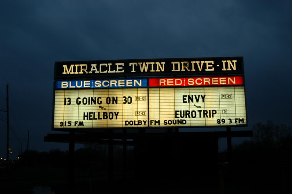 Miracle Twin Drive-In Theatre - 2004 (newer photo)